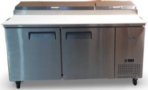 Eurochill ERE71 Pizza Counter 2 Door Pizza Prep