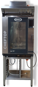 Combi Ovens: Unox XEVC-1011-EPRM Combi Oven with Exhaust Hood