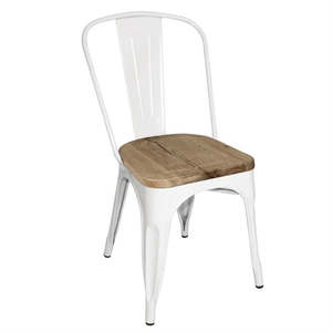 Chairs: Bolero GM644 - Four Dining Side Chairs with Wood Seat Pads