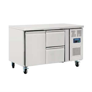 Refrigerated Drawers: Polar GD873-A - 1 Door/2 Drawer Counter Fridge