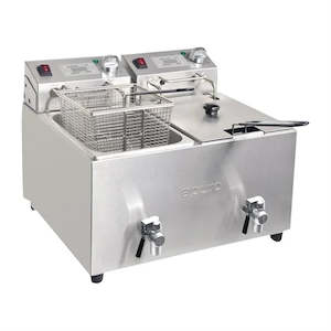Apuro FC375-A - Twin Tank Countertop Fryer