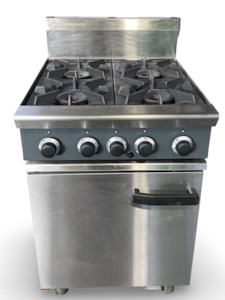 Cobra CR6D 4 Burner Gas Range Static Oven