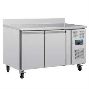 Polar DL914-A - Double Door Counter Fridge