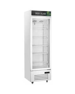 Snow Village LC-338W - Single Glass Door Upright Fridge
