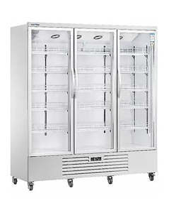 Snow Village LC-1500FX - Triple Glass Door Display Fridge