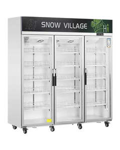 Commercial Refrigeration: Snow Village LC-1500FS - Triple Glass Door Display Fridge