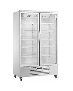 Commercial Refrigeration: Snow Village LC-1000FX - Double Glass Door Display Fridge
