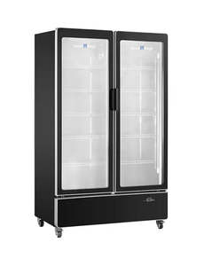 Snow Village LC-1200FXC - Double Glass Door Display Fridge