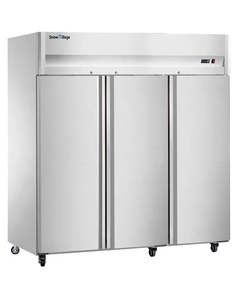Commercial Refrigeration: Snow Village CFD-60D3F-K - Stainless Steel Triple Door Tray Freezer