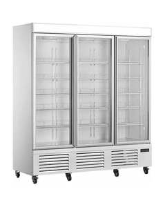 Upright Fridges: Snow Village LC-1860FX - Triple Glass Door Display Fridge