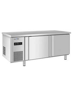 Snow Village PLR-18N2F - Stainless Double Door Workbench Fridge