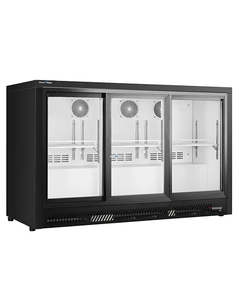 Snow Village BT-1350FYS/FY - Under Bench Triple Sliding Door Bar Cooler