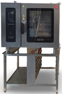 Used Commercial Kitchen Equipment: Convotherm Maxx Cmaxx6.10 easyTouch Electric Combi Oven + Stand