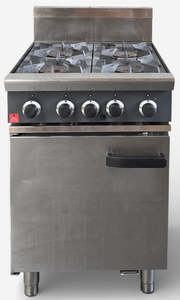 Cobra CR6DL Four Burner Gas Range Oven