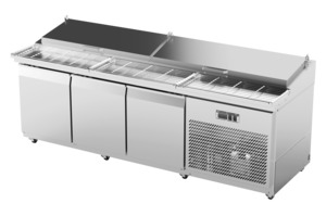 Pizza Prep Fridge: Airex AXR.PM.2450 - Pizza Prep Fridge