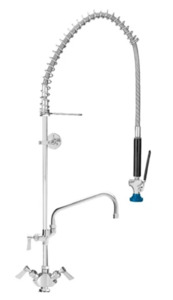 Fisher Dual Control Pre-Rinse Bench Mount with Faucet