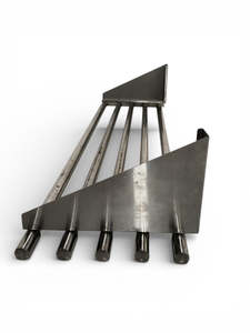 Stainless Steel Furniture: Stainless Steel Pipe Wall Shelf 1200mm