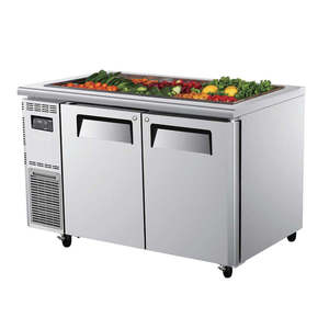 Turbo Air KSR12-2-N - 1200mm Double Solid Door Prep Fridge