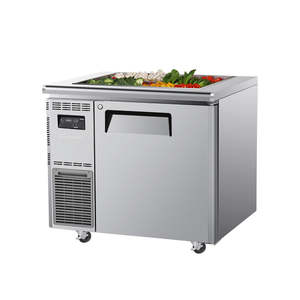 Commercial Refrigeration: Turbo Air KSR9-1-N - 900mm Single Solid Door Prep Fridge