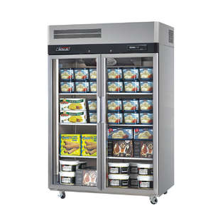 Commercial Refrigeration: Turbo Air KF45-2G-N - Double Glass Door Freezer