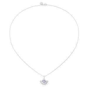 Solace Necklace Limited Edition Wisteria - Silver