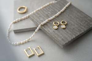 Mix and Match Pearl Set - Earrings and Necklace