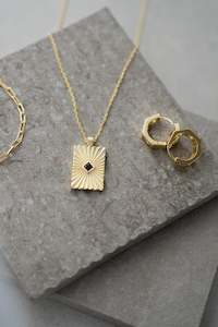 Verity Necklace + Whistledown Hoops