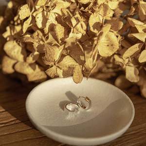 Earrings 1: Solid Whistledown Hoops - Silver