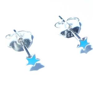 Basic Simple Studs: Colour Star Nose Stud