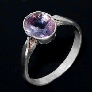 Rings: Amethyst Ring Sterling Silver