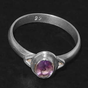 Amethyst Rings Sterling Silver