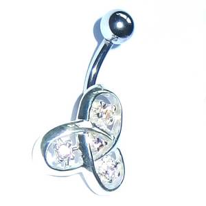 Belly Button: Celtic Jewelled Belly Bar