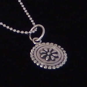 Mini Flower Pendant Necklace