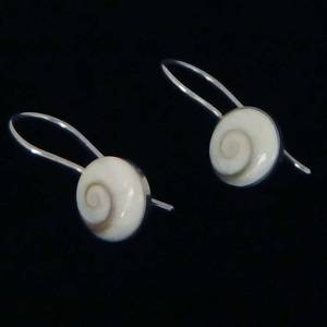 Shiva Round Drop Earrings