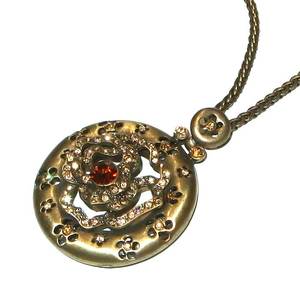 Costume Jewellery: Art Nouveau Rose Necklace