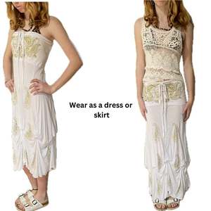Women's Clothing: Boho Ethnic Long Skirt