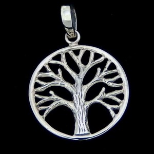 Circle Tree of Life Pendant