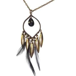 Aztec Feather Necklace