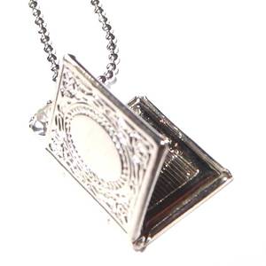 Costume Jewellery: Book Locket Girl’s Necklace