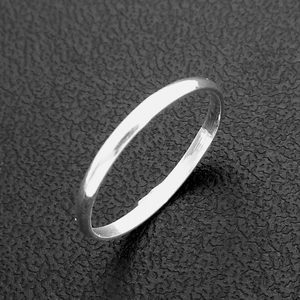 2mm Silver Band Ring Sterling Silver