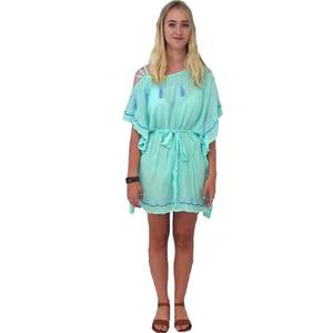 Aqua Tassel Bohemian Top NZ