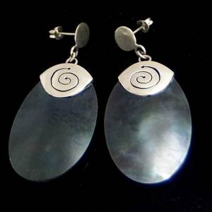 Products: Black Rainbow Shell Earrings