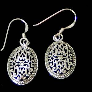 Oval Filigree Earrings NZ