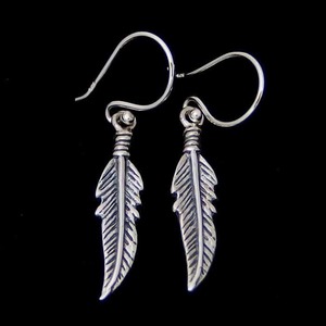 Sterling Silver: Sterling Silver Feather Earrings