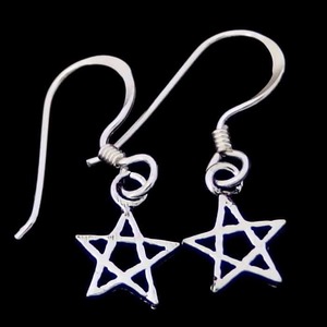 Sterling Silver Star Earrings