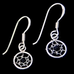 Sterling Silver: Sweet Dream Catcher Earrings