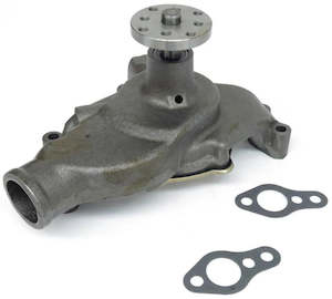 Water Pumps: WATER PUMP CHEV SB 283-350 EARLY TYPE SHORT CAST IRON.