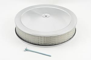 Air Cleaners: AIR CLEANER 14" X 3"' CHROME TOP PAPER ELEMENT DROP BASE INCLUDES HARDWARE MRG 9790