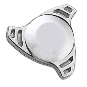 Air Cleaners: AIR CLEANER WING NUT CHROME STEEL