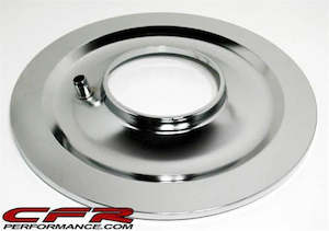 AIR CLEANER BASE FLAT 14" CHROME